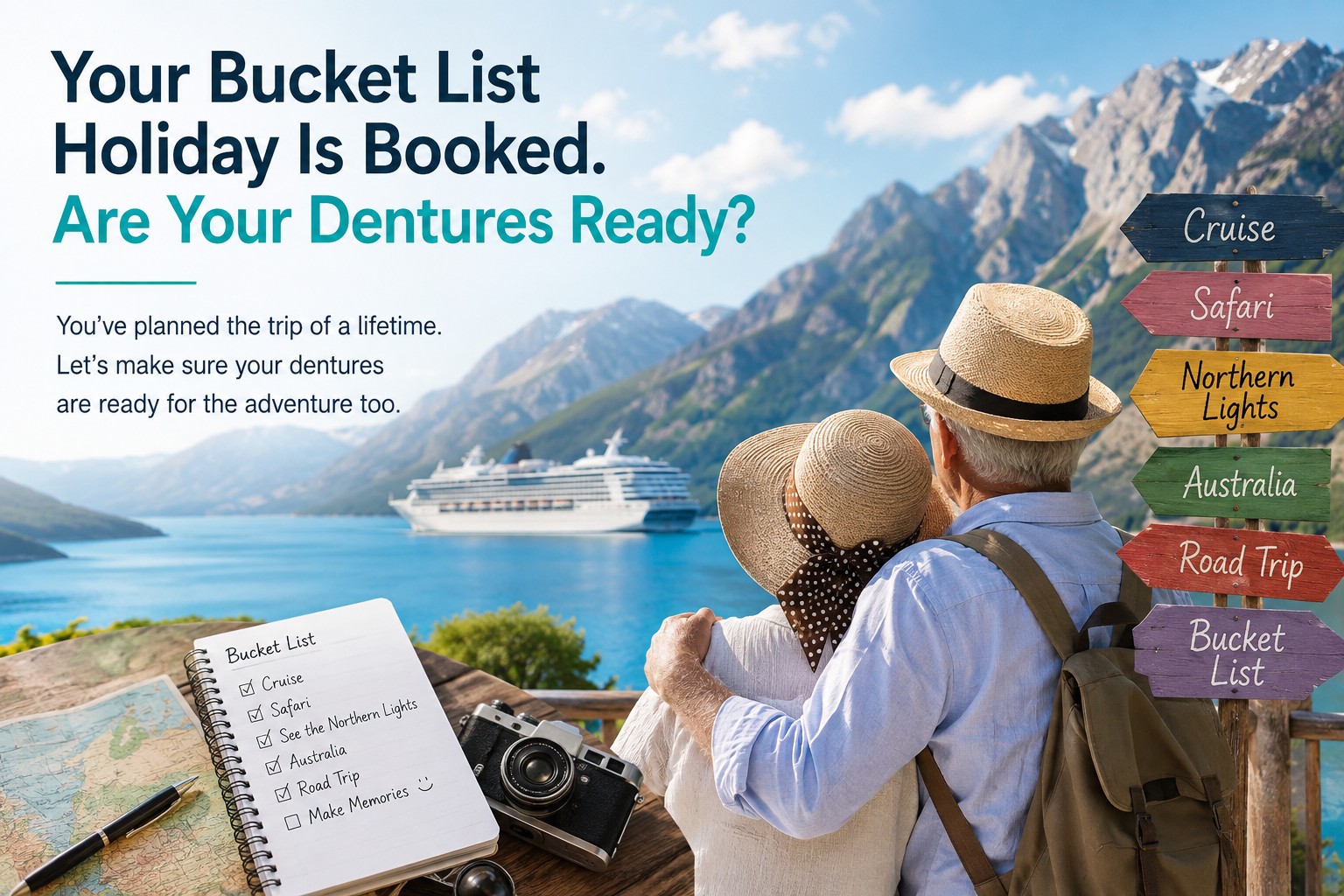 Bucket List Holiday – Are Your Dentures Ready?